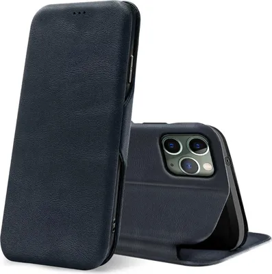 Produktbild von Conie Retro Klapp Tasche für iPhone 11 Pro Kartenfach Hülle Rundumschutz in Blau