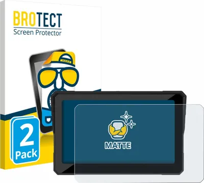 Produktbild von 2x BROTECT Schutzfolie für Carpuride W702RS Pro 7" Displayschutz Displayschutzfolie Folie Matt Entspiegelungsfolie