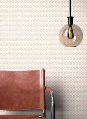 Produktbild von NEWROOM Tapete Weiß Vliestapete Glänzend - Mustertapete Glamour Gold  Ornament Pfauenfeder  Grafisch