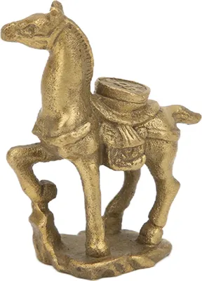 Produktbild von Kupferne Pferdeornamente, exquisite, langlebige Retro-Handwerksstatue für Büro- und Wohnzimmerdekoration