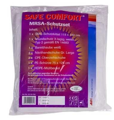 Produktbild von AMPRI Med Comfort MRSA + Norovirus Schutzset Einheitsgröße 1 Set