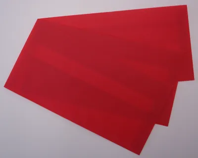 Produktbild von LYSCO® Umschläge-Set mit 10 Stück DIN lang Gmund transparente Briefumschläge Farbe rot haftklebend 100g/m² (UMS-122)