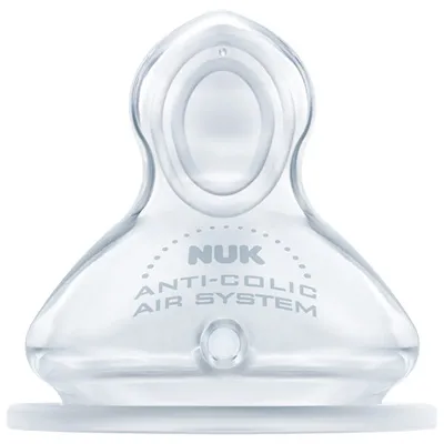 Produktbild von Nuk 10.124.015 FC+ SIZE 1 M SIL WIDE NECK 0-6M Baby-Sauger, -frei
