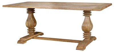 Zdjęcie produktu dla Stó? do jadalni Zonai z drewna mango, 77 cm x 200 cm x 100 cm Giner y Colomer