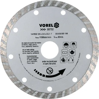 Immagine prodotto di Disco diamantato da taglio 125x22,2 mm