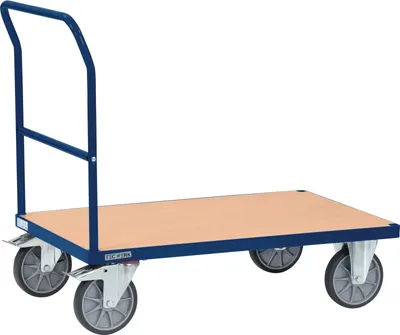 Produktbild von Tecwerk Plattformwagen saphirblau, RAL 5003 Trgf. 600 kg - 1 Stk.