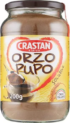 Produktbild von 3x Crastan Orzo Pupo italien Instant lösliche Gerste Getreidekaffee Kaffee 200 Gr