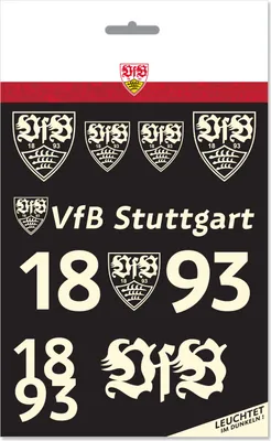 Produktbild von VfB Stuttgart Leuchtaufkleber Set