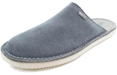Produktbild von Living Kitzbühel 3159 Uni Baumwoll-Pantoffel jeans, 3159-560