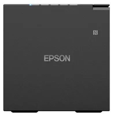 Produktbild von Epson TM-m30III (112A0), Thermodruck, POS-Drucker, Ober- & Vorderseite, Kabelgebunden, Schwarz, Android, iOS