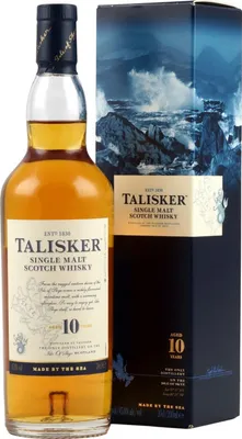 Produktbild von Talisker 10 Years + Box 200ml 45,8 % Vol.