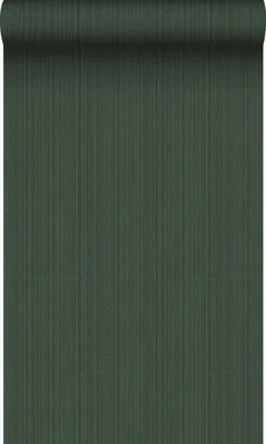 Zdjęcie produktu dla Origin Wallcoverings Tapeta tkana struktura ciemnej zieleni 53 cm x 10.05 m