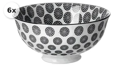 Immagine prodotto di Ciotola da dessert 12 cm Set di 6 cerchi Takeo
