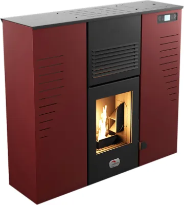 Produktbild von Luft-Pelletofen Slim Astral 12 kW Bordeaux Sannover