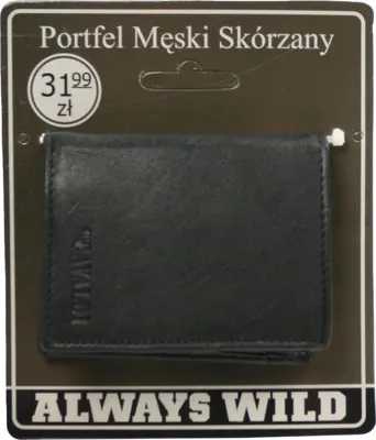 Produktbild von 4U Cavaldi Portemonnaie aus Leder für Männer Winug schwarz One size