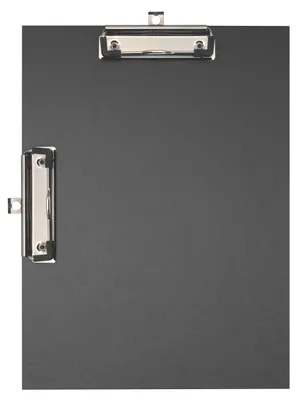 Immagine prodotto di Cartella Exacompta con doppia clip rivestita 23x32 cm A4 nero