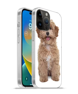 Produktbild von MuchoWow® Handyhülle Schutzhülle Hülle für Apple iPhone 14 Pro - Softcase Hund - Haustiere - Fell Silikon Softcase Handy Hülle - Umschlag