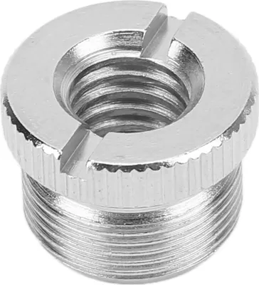 Zdjęcie produktu dla adapter mikrofonu 3/8 żeński na 5/8 żeński, adapter statywu mikrofonu, 3/8 na 5/8 żeński, adapter gwintowany, adapter statywu mikrofonu, 3/8 cala żeński na 5/8 cala, 3/8