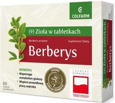 Produktbild von Berberys, 60 tabletek