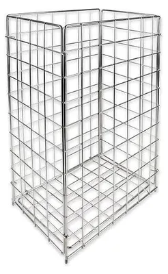 Imagen del producto de 1 cesta de rejilla para bolsas de basura, 60 litros, acero inoxidable