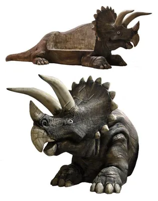 Produktbild von Dinosaurier Figur Statue Skulptur Figuren Skulpturen Dekoration Deko Dino XXL