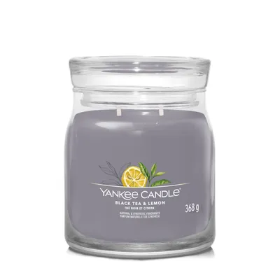 Immagine prodotto di Bougie Yankee Candle Black Tea & Lemon : L'harmonie parfumée à découvrir