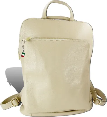 Obrázek produktu pro Městský batoh béžový Florence batoh kožený D2ORM103I