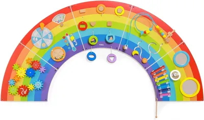 Productafbeelding van Toys - Wall Activity Panel - Rainbow