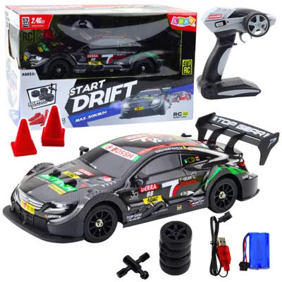 Produktbild von Lean Rc Drift Car Rennwagen Schwarz Carbon 30Km/H 1:16