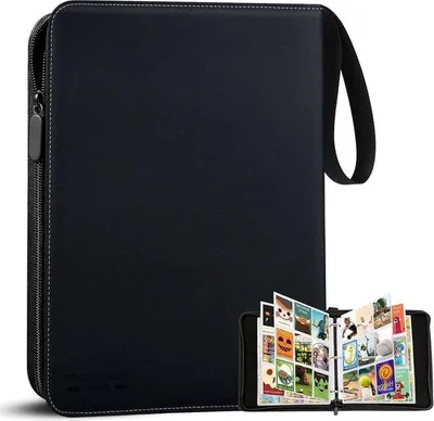 Productafbeelding van Famanu verzamelalbum A4 - 50 pagina's voor 900 kaarten - speelkaarten, sportkaarten, Yu-Gi-Oh