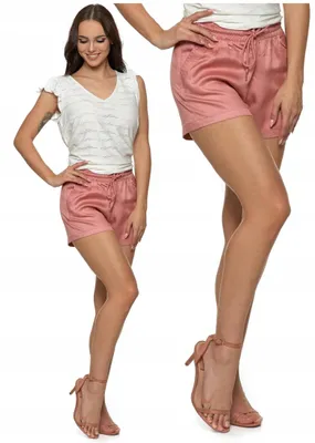 Immagine prodotto di Moraj | Pantaloncini da donna - Taglia S - Pantaloni da donna rosa - Pantaloncini - Pantaloni estivi in lyocell
