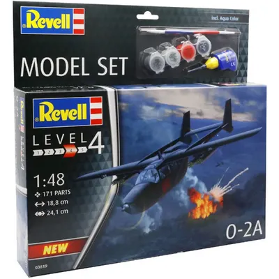 Obrázok produktu pre Revell 63819, Lietadlo, Montážna sada, 1:48, O-2A, Chlapec, Plast