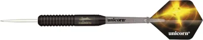 Produktbild von Unicorn Darts Black Brass Steeltip 24 g Dart