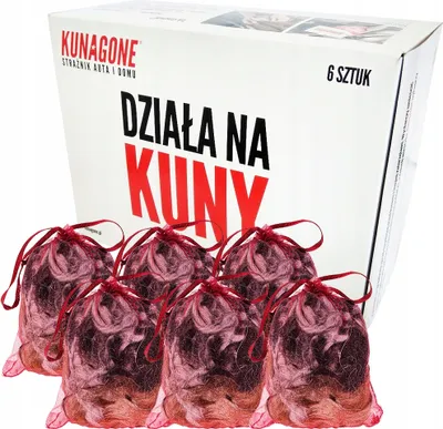 Zdjęcie produktu dla Odstraszasz kun KUNAGONE – opakowanie zawierające 6 sztuk produktu
