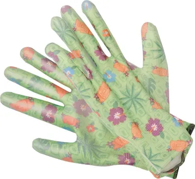 Produktbild von Blumen-Gartenhandschuhe - Grün 74134 FLO