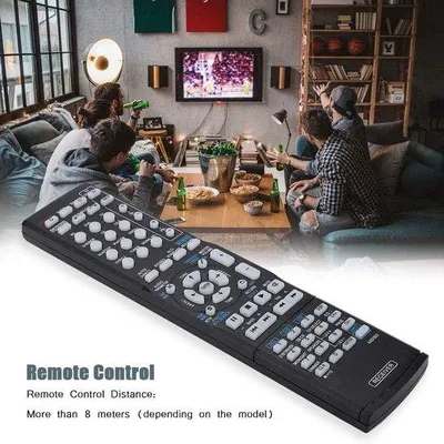 Produktbild von Universal AV-Receivers Ersatzfernbedienung - 7-fach Vorwärmer - 42 Zoll - Kabellos - Schwarz - Universal - Kompakt - Fernbedienung