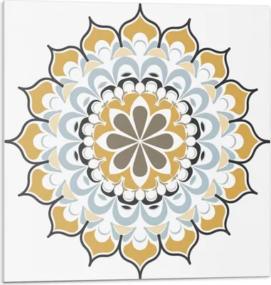 Immagine prodotto di Disegno mandala con dettagli - Piastrelle autoadesive - Piastrelle in PVC - Piastrelle in vinile - Piastrelle autoadesive 3D - Piastrelle adesive - Piastrelle per cucina e bagno - 9 pezzi30 x 30 cm