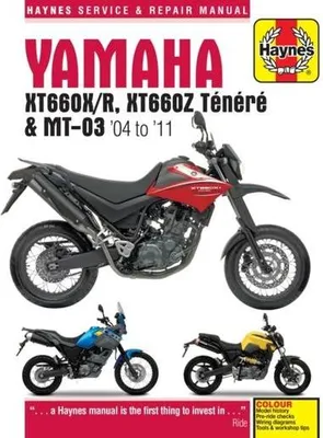 Image de Yamaha XT660 & MT-03 (04 - 11) Haynes Repair Manual