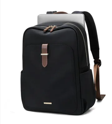Zdjęcie produktu dla Plecak damski 16 cali laptop - Plecak szkolny - Plecak biznesowy - Czarny