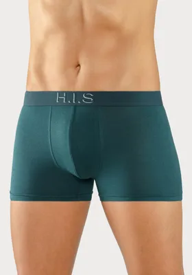 Produktbild von H.I.S. Boxer Boxershorts für Herren 5 -teilig petrol, bordeaux, schwarz, olivgrün, navy Größe S