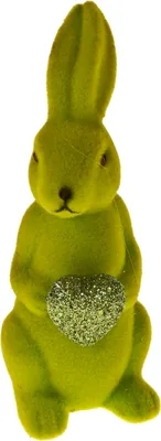 Produktbild von Werner Voß GmbH Voß Hase mit Herz grün 5,5x6x13 cm