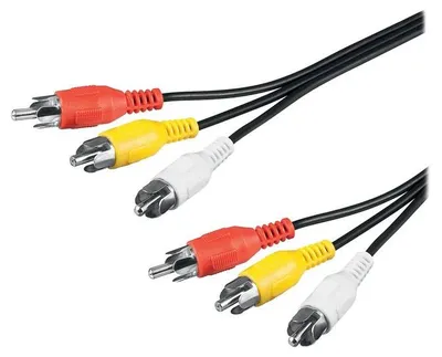 Zdjęcie produktu dla PremiumCord Kabel 3x CINCH-3x CINCH M/M 2m (kjackcmm3-2)
