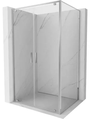 Obrázek produktu pro Mexen Exo sprchový kout otočný 100 x 120 cm, transparentní, chrom - 8182-100-120-01-00