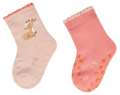 Produktbild von Sterntaler ABS Krabbelsocken 2er-Pack Reh