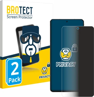 Produktbild von 2x BROTECT Sichtschutzfolie für ZTE Nubia Z60S Pro Anti-Spy Privacy Sichtschutz Blickschutz Folie Blaulicht-Schutz