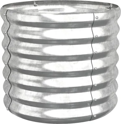 Produktbild von vidaXL Pflanzkübel Verzinkter Stahl 40x40x36 cm Silber