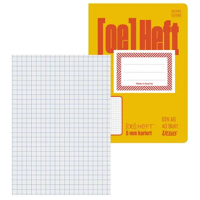 Produktbild von Ursus 070640 20 Schulheft green Lineatur SL kariert ohne Rand