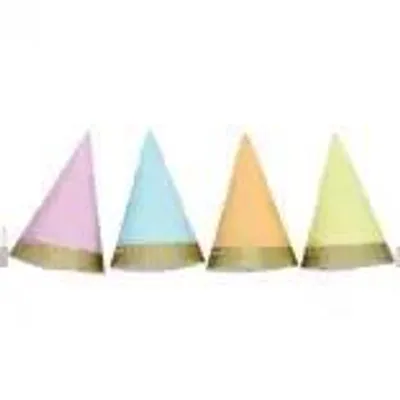 Produktbild von Happy Party Partyhattar mini glitter 8-p