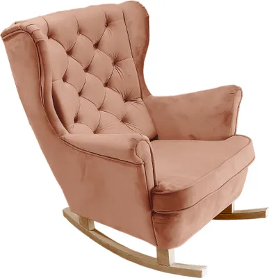 Produktbild von DomoHome Relaxsessel Armlehnensessel Armlehnen Fernsehsessel Loungesessel Polstersessel Couchsessel Armsessel Chair Wohnzimmersessel Ohrensessel | 102x81x95cm | Powder Pink_29830