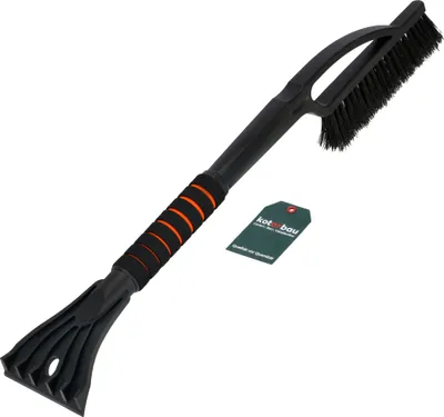 Immagine prodotto di KOTARBAU® Raschiaghiaccio per auto con scopa da neve Premium ABS 60cm antiscivolo Caldo Soft Grip Raschia parabrezza Raschia neve auto Scopa da neve Raschiaghiaccio auto lungo per finestre e finestrini auto